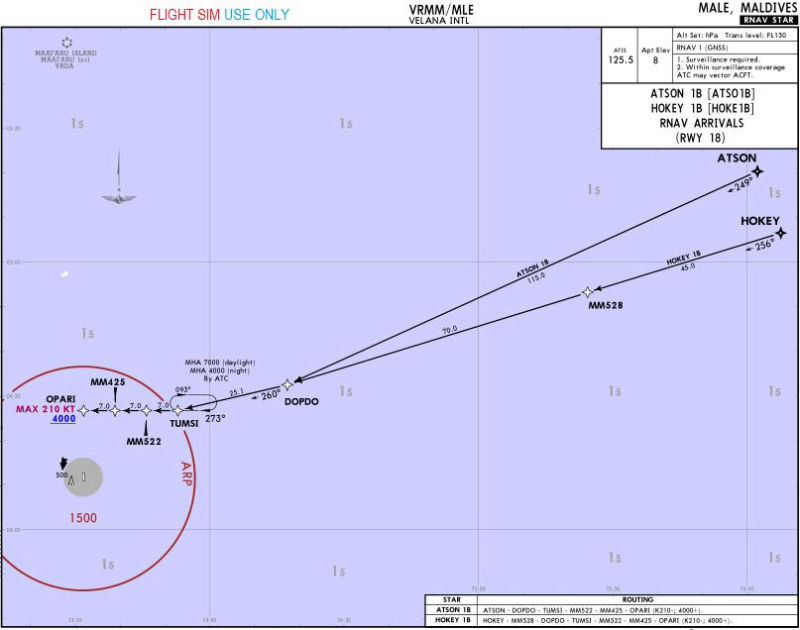 18A RNAV STAR-ATSO1B, HOKE1B